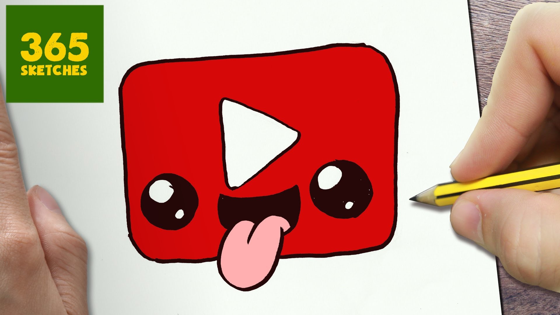 How To Draw A Cute Youtube Logo | Images and Photos finder