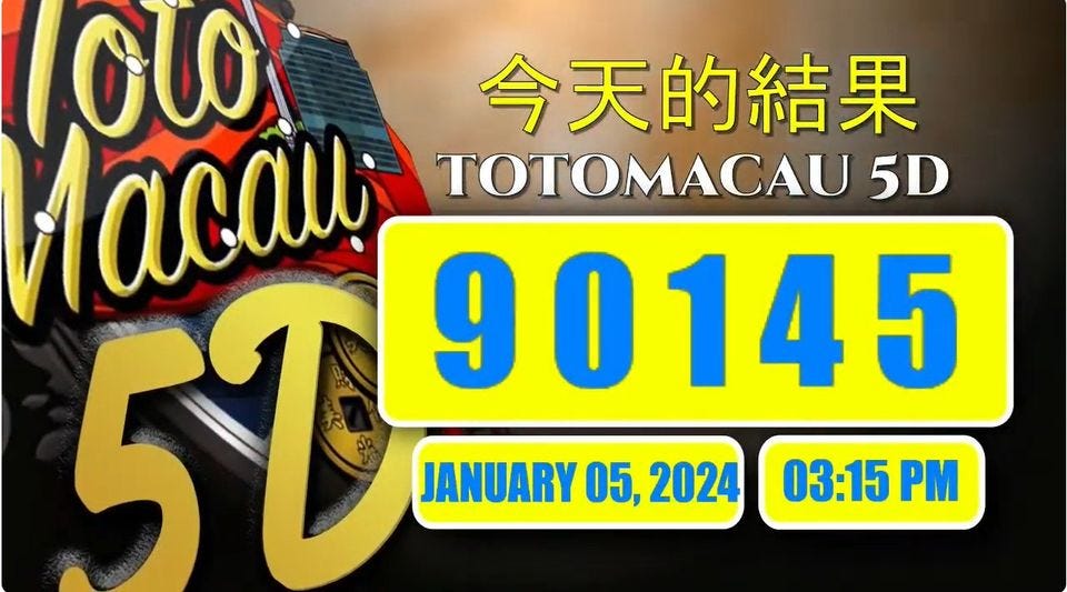 PENGELUARAN TOTO MACAU — DATA MACAU — HASIL RESULT TOTO MACAU 05