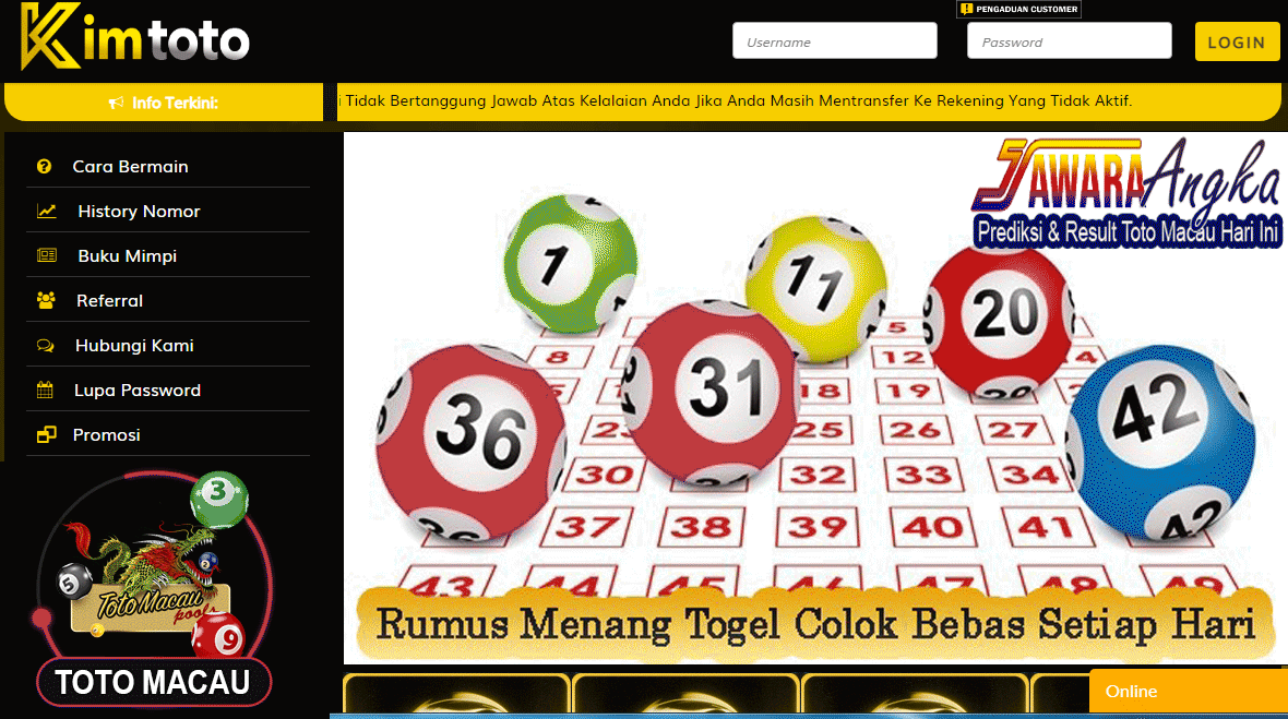 Rumus Toto Macau Jitu Terbaik - JawaraAngka